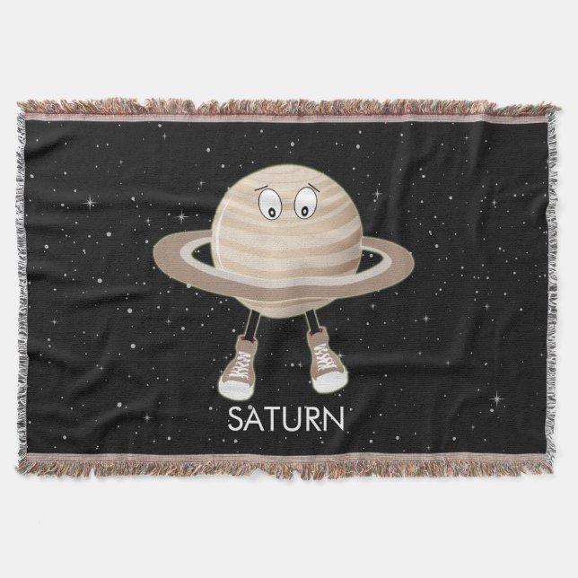 Couverture Planète Saturne & étoiles (Devant)