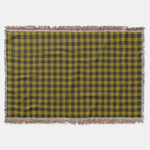 Couverture Plaque noire jaune tartan MacLeod