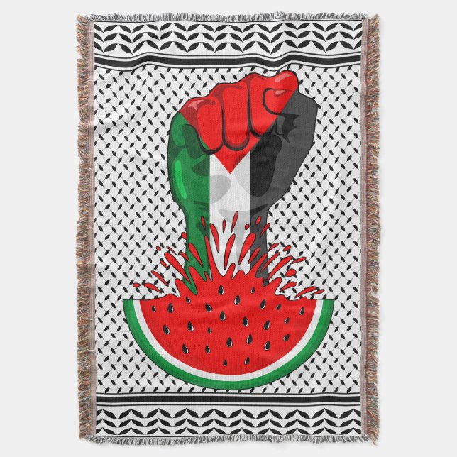 Couverture Poing de résistance palestinienne sur le symbole d (devant Vertical)
