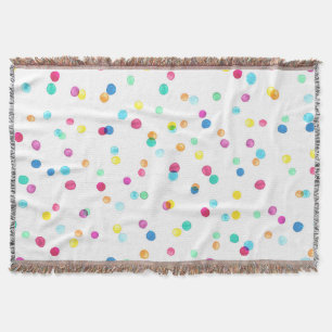 Couverture Points Aquarelle Lumineux : Motif transparent.