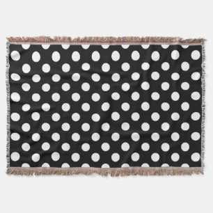 Couverture Pois blancs sur noir