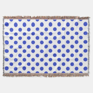 Couverture Pois bleu royal