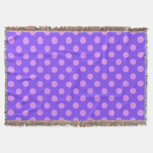 Couverture Pois Lilac sur periwinkle