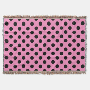 Couverture Pois noirs en rose