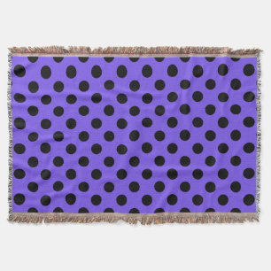 Couverture Pois noirs sur perwinkle