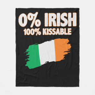 Couverture Polaire 0% Irlandais 100% Embrassable