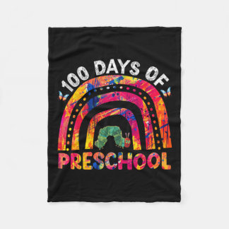 Couverture Polaire 100 Jours De Préscolaire Teacher De Teinture De Te