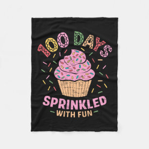 Couverture Polaire 100 Jours Saupoudrés De Cupcake Fun 100E Jour De S