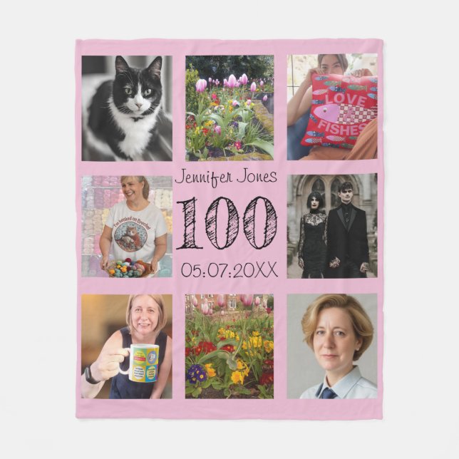 Couverture Polaire 100e anniversaire 100 ans centième centenaire (Devant)