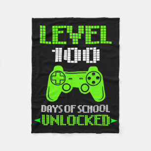 Couverture Polaire 100e Jour De L'École Chemise Enfants Jeux Vidéo Ga
