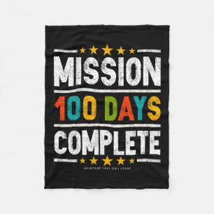 Couverture Polaire 100ème Jour De Mission Chemises Scolaires 100 Jour