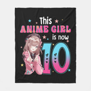 Couverture Polaire 10 Ans Fille Kawaii Cadeaux Anime Fille 10e Bir