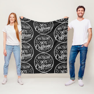 Couverture Polaire 10% Talent 90% Caféine