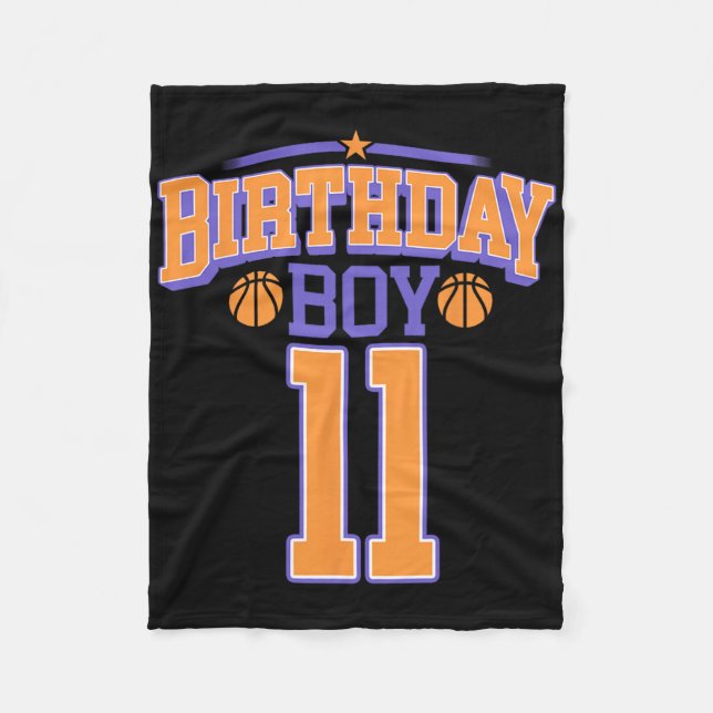 Couverture Polaire 11e anniversaire garçon Bysketbyll Lover 11 ans Bd (Devant)