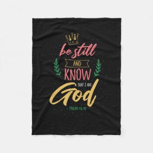 Couverture Polaire 18.Be Still And Know That I Am God