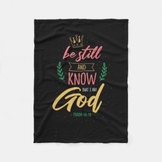 Couverture Polaire 18.Be Still And Know That I Am God