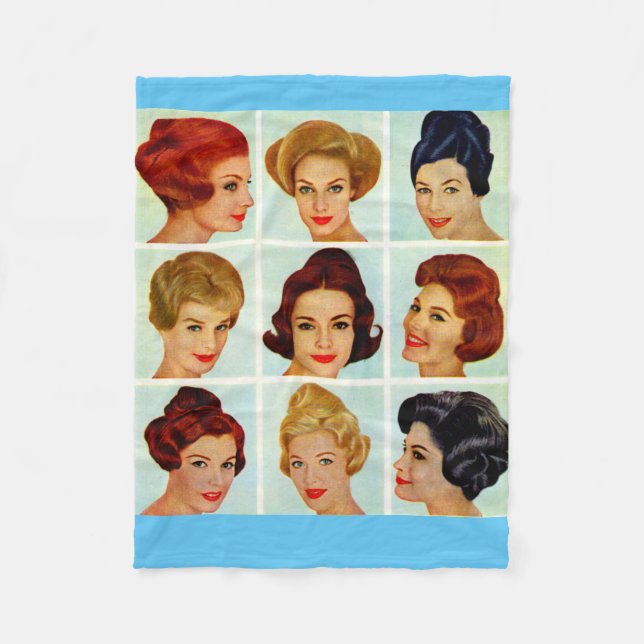 Couverture Polaire 1960 s hairstyles grid (Devant)