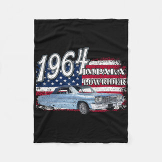 Couverture Polaire 1964 64 Impala Lowrider Ss 4 juillet Américain