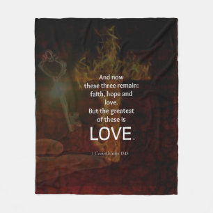 Couverture Polaire 1 Corinthiens 13:13 Versets de la Bible Citation