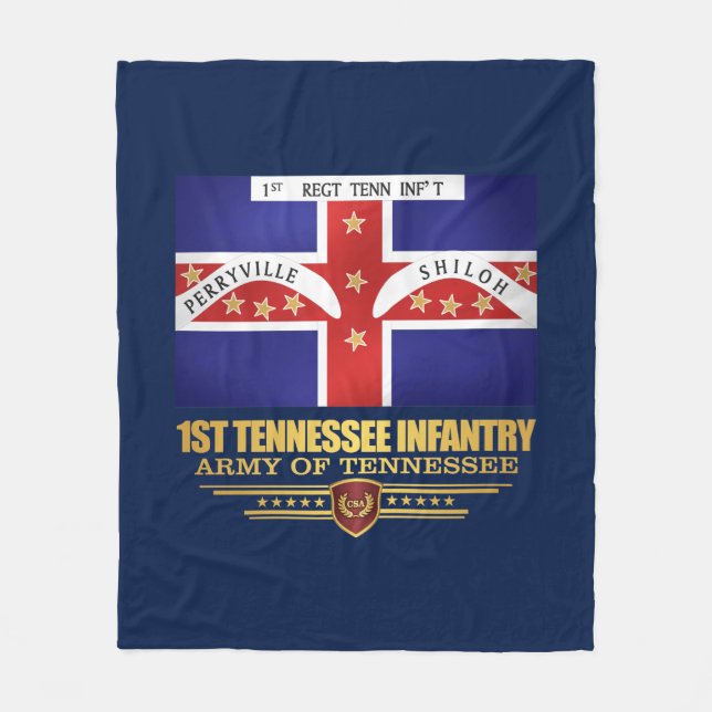 Couverture Polaire 1ère Infanterie du Tennessee (Devant)