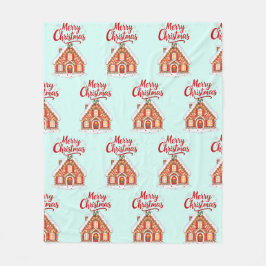 Couverture Polaire 2026 Christmas House Fleece Blanket