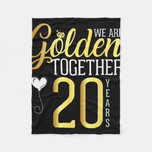 Couverture Polaire 20 Ans 20e Anniversaire Chemises pour mariés Husba