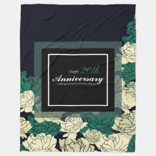 Couverture Polaire 20ème anniversaire de vert vert