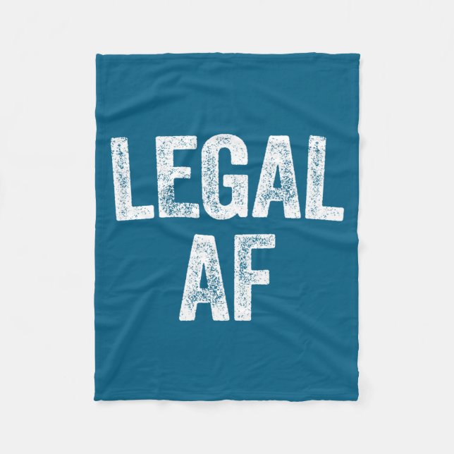 Couverture Polaire 21st Birthday Legal Af Long Sleeve  (Devant)