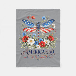 Couverture Polaire 250e anniversaire Dragoy Usa Drapeau Patriotique 4