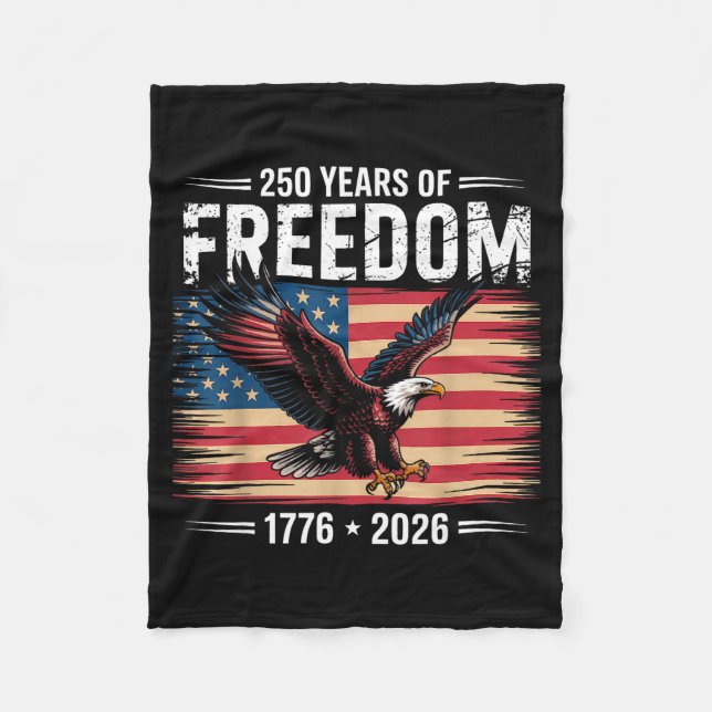 Couverture Polaire 250th American Anniversary 2026 Years Of Freedom  (Devant)