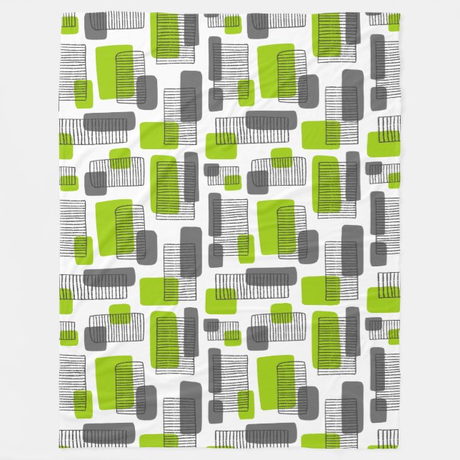 Couverture Polaire 251215 - Vert et gris (Devant)