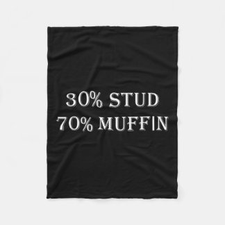 Couverture Polaire 30% Stud 70% Muffin Drôle Saint-Valentin Sayings