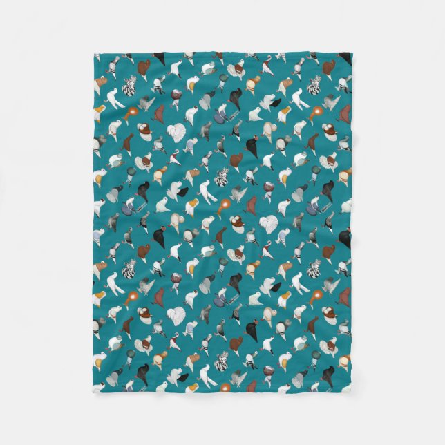 Couverture Polaire 36 races de pigeon (Devant)