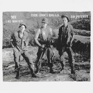 COUVERTURE POLAIRE 3 AMIGOS, VIETNAM 1968