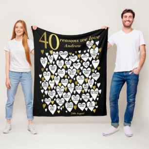 Couverture Polaire 40e anniversaire 40 raisons Nous vous aimons