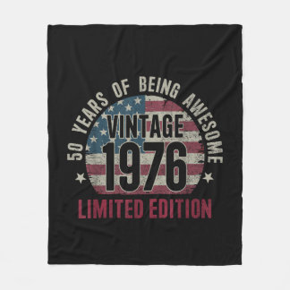 Couverture Polaire 50 Years Old Vintage 1976 50th Birthday Limited Ed