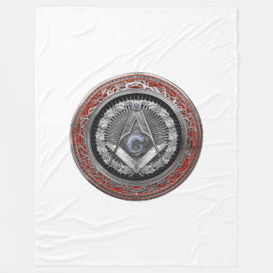 Couverture Polaire [600] Master Mason - Silver Square & Compass
