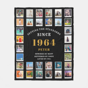 Couverture Polaire 60e anniversaire Famille Photo Collage 32 Photogra