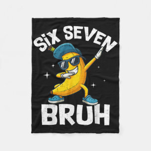 Couverture Polaire 67 Bruh Dabbing Banane Six Seven Meme 6 7 Bananes