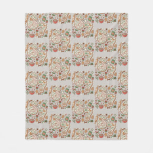 Couverture Polaire 67 Drôle 6 7 Six Sept Cookie De Pain D'épice De Va