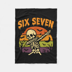 Couverture Polaire 67 Halloween Meme 6 7 Squelette Six Sept Nombres F
