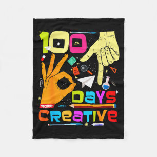 Couverture Polaire 67 Meme 100 Jours D'école Enfants Créatifs Enseign