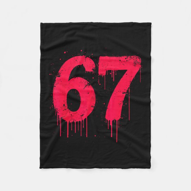 Couverture Polaire 67 Shirt, 67 Meme Six Seven Men Teen Kids Funny  (Devant)