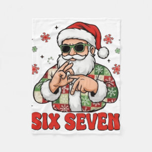 Couverture Polaire 67 Six Seven Burh drôle de Noël 6 7 Meme Hommes Fe