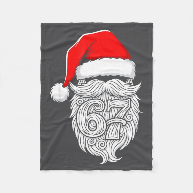 Couverture Polaire 6 7 Christmas 67 Santa Six Seven Christmas Boys Te (Devant)