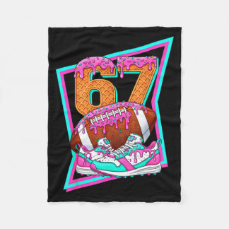 Couverture Polaire 6 7 Six Seven Meme American Football Drip Number 6