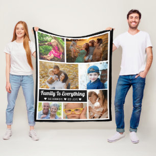 Couverture Polaire 7 Photo Collage Famille Tout Citer