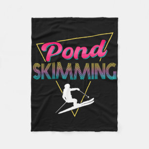 Couverture Polaire 80s Retro Pond Skimming Vêtement Ski Pond Skimmer