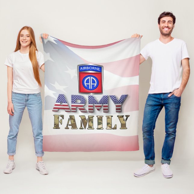 Couverture Polaire 82e division aéroportée Famille d'armée (En situation)