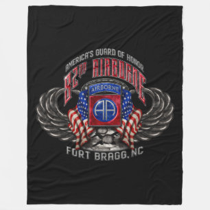Couverture Polaire 82e Fort Bragg Black